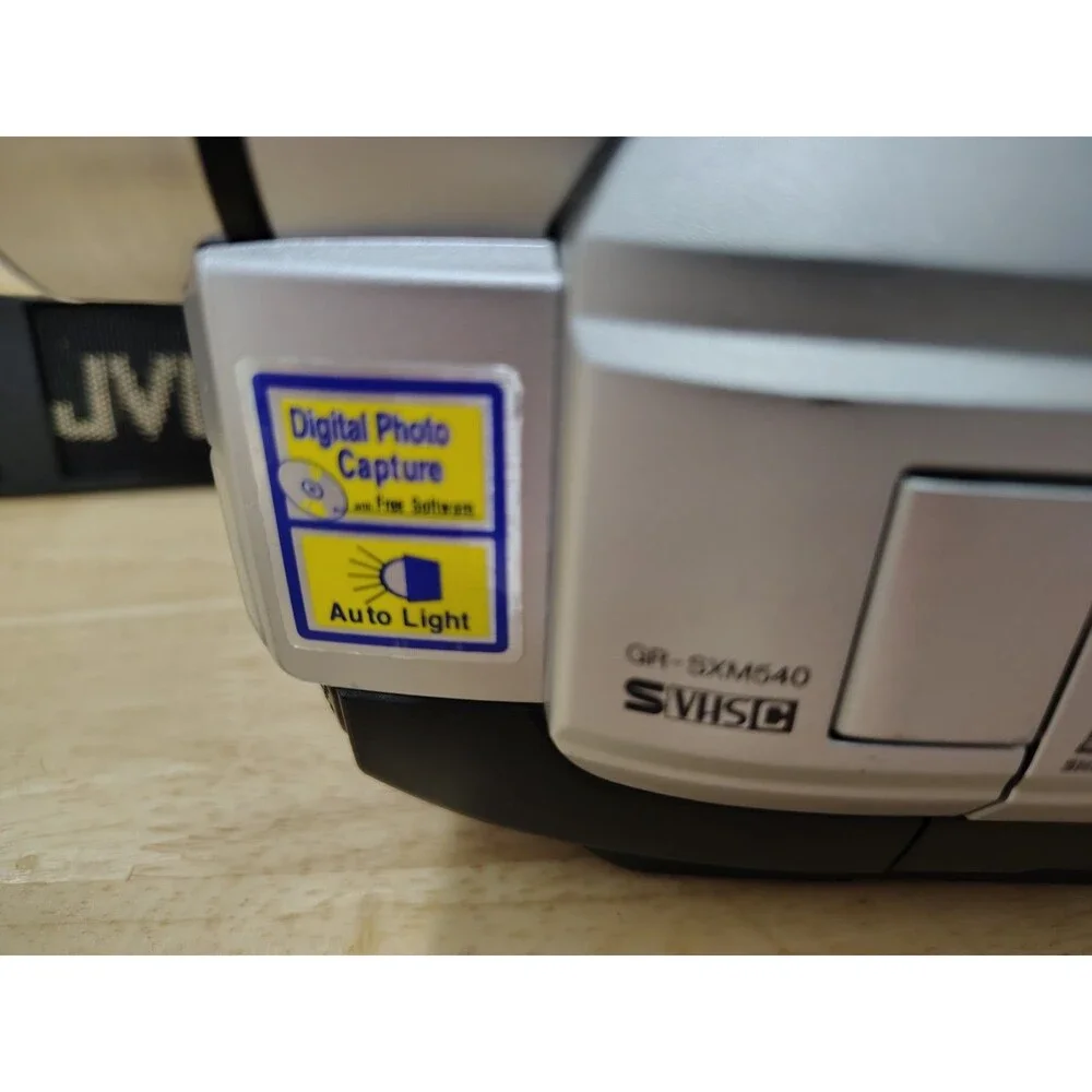 JVC Super VHS Camcorder Model GR-SXM540U 600x Digital Zoom s VHs C Non Working